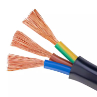 线材 100米国标铜芯电缆线 zc-rvv3*2.5