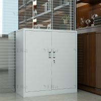 翌嘉 YJ4041322 文件柜矮柜办公柜铁皮资料柜档案柜储物柜矮柜 对开门矮柜