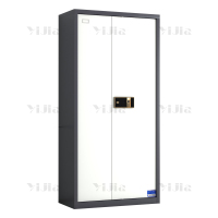 翌嘉 YJ3110719 钢制保密柜密码文件柜保密档案资料柜 灰白套色通门指纹锁