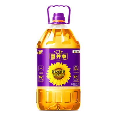 中粮福临门营养家黄金小黑葵葵花仁油 5L