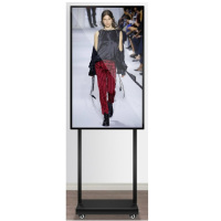 中银BOCT (HK32D)32英寸LED背光一体机自助落地可移动查询机商用显示器智能广告机