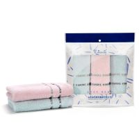 金号 绣丽 毛巾系列-8 三条毛巾袋装 HY1678-8