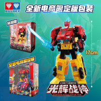 AULDEY奥迪双钻/玩具 量子战队-人偶/580811/闪变合体机甲-光辉战神