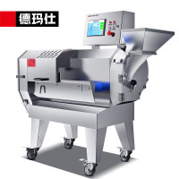 德玛仕(DEMASHI) JG-140 双电机 (380V) 切菜机 商用 电动多功能食堂用饭堂 不锈钢蔬菜刨片机