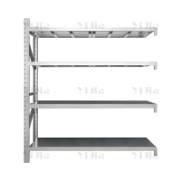 翌嘉YJ4012912不锈钢货架201材质四层仓储货架 200*60*200cm/300kg副架