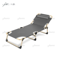 涧美 JM4073123折叠午休床躺椅办公室单人午睡床行军床折叠椅陪护床 三脚56CM