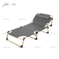 涧美 JM4073126折叠午休床躺椅办公室单人午睡床行军床折叠椅陪护床 四脚68CM