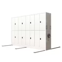洛泰远 LTY3110813电动密集架移动档案柜钢制轨道密集柜 一列4组3700*560*2360
