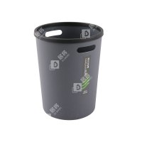 居将 JJ4022207 垃圾桶厨房客厅办公室垃圾箱创意垃圾筒纸篓 灰色大号