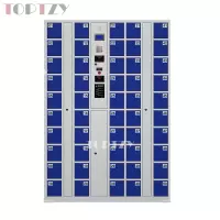 toptzyTZ4082663手机充电柜寄存柜电子设备管理柜存包柜 50门条码款