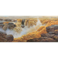 背景画一副黄河(H)