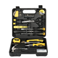 得力手动工具箱套装五金工具32件套