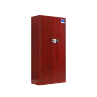 阿拉贡保密柜财务档案柜文件柜办公室资料储物柜保险柜通体红木纹-国保密码锁