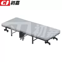 初嘉CJ4073101午休折叠床单人床单人午休床办公室折叠床四折行军床沙发 床 60宽