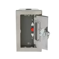 九天星 防火卷帘门开关控制按钮 明装锁盒带三角按钮开关