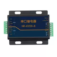 RS485串口2路模块IO输入输出开关量信号采集 串口继电器(配12V电源) 交期2周
