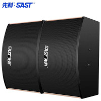 先科(SAST) 专业音响中级舞台无源音箱 会议全频音响 专业10卡包箱[A80v]