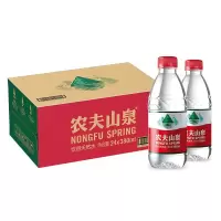 农夫山泉 饮用水 饮用天然水 380m1*24瓶 整箱装 1箱 (只发上海)(H)