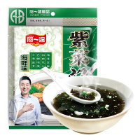 阿一波紫菜汤料包干货速食汤冲泡即食袋装60克 海鲜味