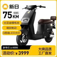 新日 博闻EB 磷酸铁锂48V24Ah 新国标电动自行车 锂电池75km续航