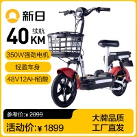 新日 WJ5 新国标电动自行车 48V12Ah 铅酸电池(超威) 成人通用款