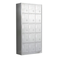利特莱依不锈钢更衣柜储物柜更衣室储物柜员工衣柜201十五门储物柜
