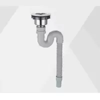 狼之吻 洗涤盆面盆水槽下水直接配件落水器 75mm