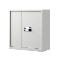 利特莱依指纹电子保密柜钢制密码文件柜档案柜矮柜保密资料柜办公柜单节白色国保指纹