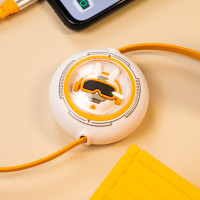 沃品 WOPOW 太空舱伸缩快充一拖三数据线LC023