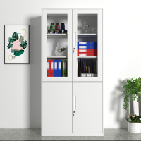 初嘉WJGT-019钢制文件柜窄边资料柜拆装档案柜带锁储物柜纯白大器械文件柜