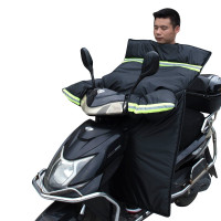 电动摩托车挡风被冬季加绒加厚 双面防水款式