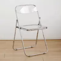亚克力网红透明折叠餐椅47cm*46cm*71cm, 不发偏远地区(H)