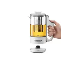 摩飞电器 养生壶 分体便携式迷你煮茶器 烧水壶 小型办公室家用 多功能煮茶壶分体式热水壶0.6L MR6085 灰