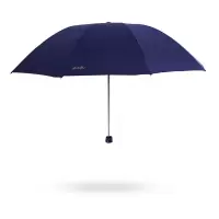 天堂伞 双人雨伞防风加固遮阳伞防晒折叠晴雨两用伞商务男女 33188E黑胶 (单位:把)