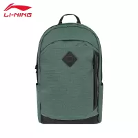 李宁(LI-NING) 男女同款双肩背包 ABSU257-1 绿色