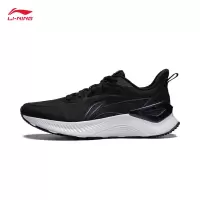 李宁(LI-NING) 跑步鞋男款 ARHU023-1 黑色/银色 美码6.5-12(参考码数对照表并备注)