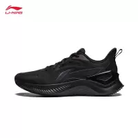 李宁(LI-NING) 跑步鞋男款 ARHU023-2 黑色 美码6.5-12(参考码数对照表并备注)