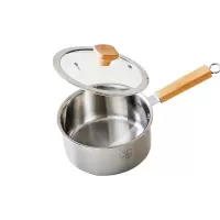 小熊伊万奶锅316L不锈钢婴儿宝宝辅食锅1.6L小奶锅加厚CP-G0056-S01