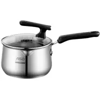 爱仕达奶锅16cm威尔士不锈钢复底汤锅辅食锅NS16L1Q