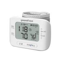 鱼跃 YE-8700AR 手腕式电子血压计 免脱衣袖智能家用血压仪便携测量老人血压仪器