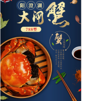 一统如宜阳澄湖大闸蟹礼盒1388型