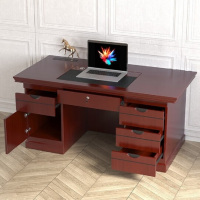 战盛办公桌职员桌单人写字台电脑桌子1.2米 带抽屉