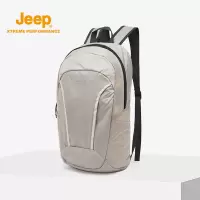 Jeep 户外防水 折叠双肩包 J013078296 卡其色