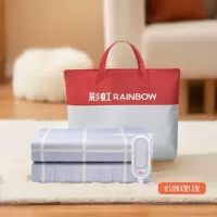 彩虹全线路保护双控双温电热毯(双人)印花,1.8米*1.5米 XL1352