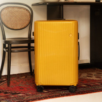 ITO 拉杆箱大容量旅行箱行李箱 开心果系列条纹24寸登机箱 明星同款 芥黄 森绿 烟白 炭黑