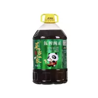 菜当家 新鲜压榨食用油菜籽油5L/桶