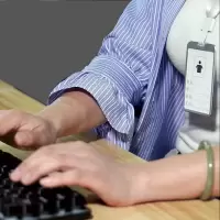 速买宝铝合金工牌金属证件卡套挂绳制作挂牌工作证件员工工号牌公司胸牌多款颜色印制logo 大号经典款 100个起订