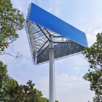 550喷绘制作及高空安装 单位:1平方米