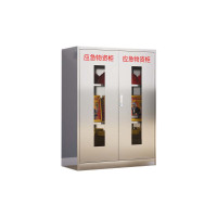 豪利特不锈钢防暴器械装备柜工具柜安保反恐盾牌柜警务室防爆柜201加厚材质1200*900*450应急物资柜