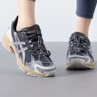 亚瑟士(ASICS)男鞋女鞋 秋季新款情侣运动鞋低帮透气舒适复古跑步休闲鞋